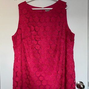 Eliza J Sleeveless Lace Shift Dress